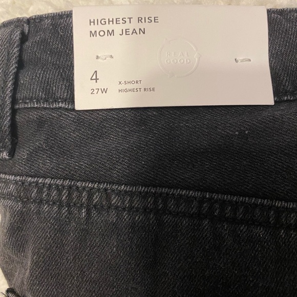 Highest Rise Mom Jean 4 Xshort - Picture 2 of 7